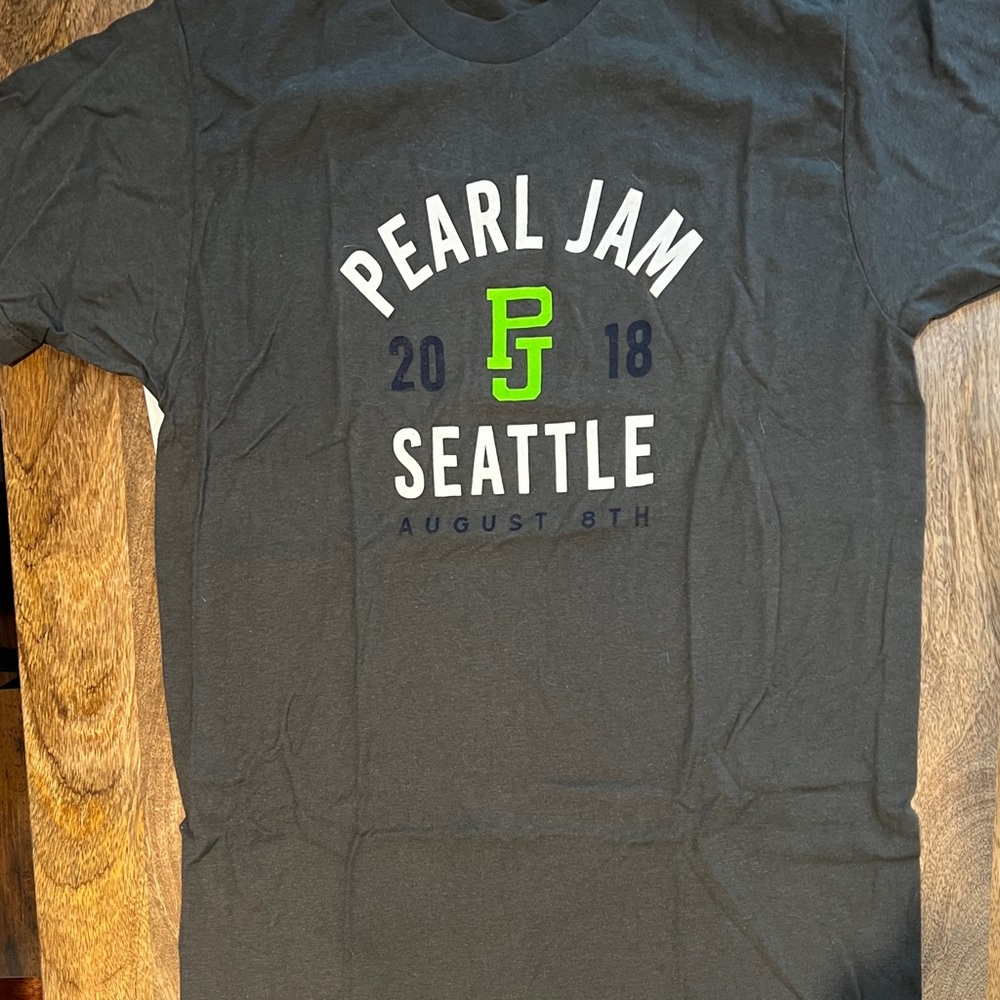 Pearl Jam Seattle N1 setlist Tshirt M new